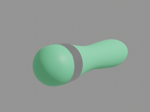 Simple Vibrator Model 3D Model