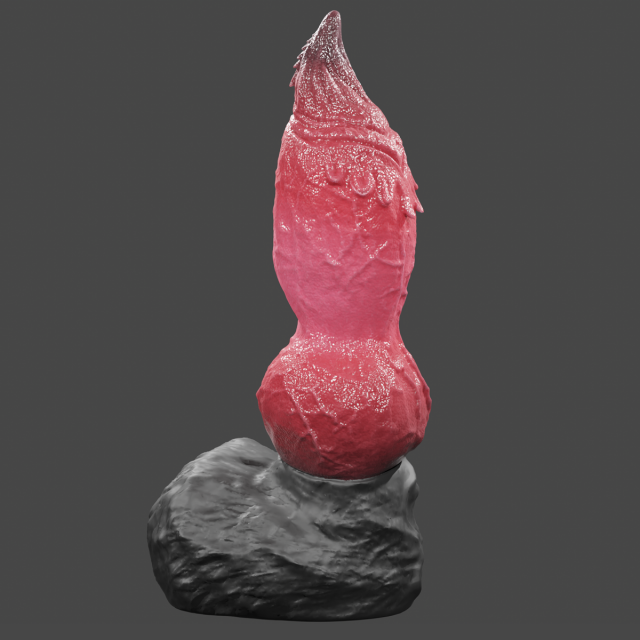 Monster Wolf Penis Sextoy 3D-Modell .c4d .max .obj .3ds .fbx .stl .blend