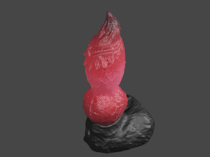 Monster Wolf Penis Sextoy 3D-Modell