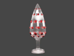 Glass Sextoy Plug 3D Model