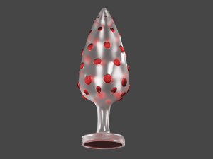 Glass Sextoy Plug 3Dモデル