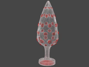 Glass Sextoy Plug 3D Model