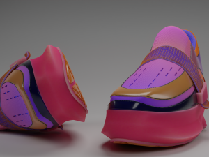 Realistic Modern Shoes Modelo 3D