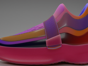 Realistic Modern Shoes Modelo 3D