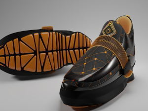 Realistic Modern Shoes Modelo 3D