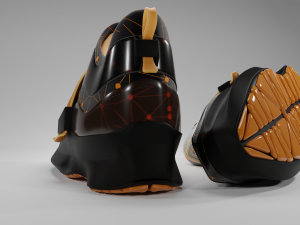 Realistic Modern Shoes Modelo 3D