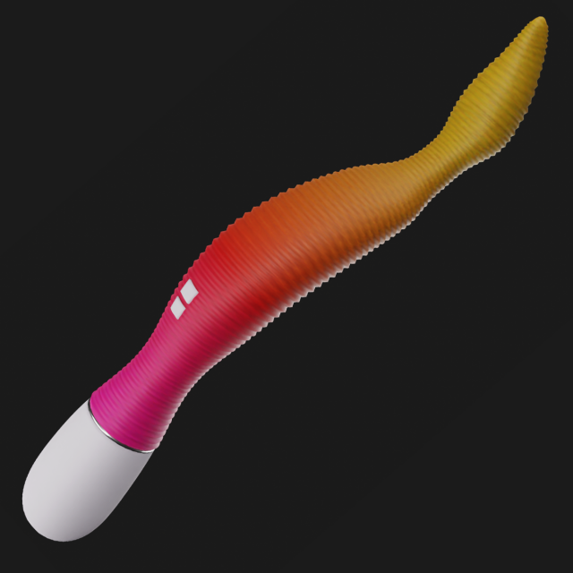 Wavy Sextoy Vibrator Model 3D .c4d .max .obj .3ds .fbx .stl .blend