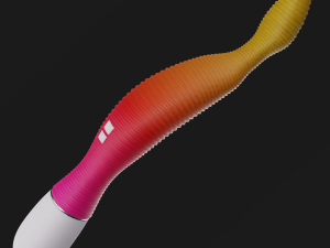 Wavy Sextoy Vibrator 3D Model