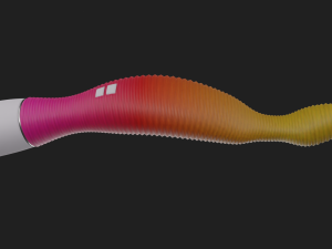 Wavy Sextoy Vibrator Model 3D