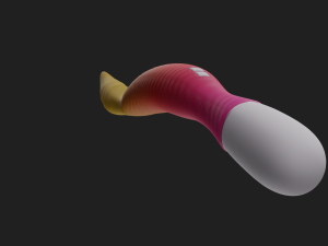 Wavy Sextoy Vibrator Model 3D
