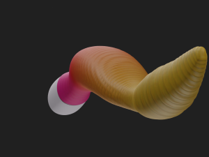 Wavy Sextoy Vibrator Model 3D