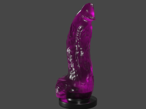 Translucent Penis Sextoy 3D Model