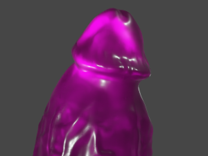 Translucent Penis Sextoy 3D Model
