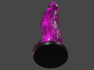 Translucent Penis Sextoy 3D Model