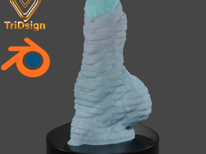 White Dragon Fantasy Sextoy Penis 3D Модель