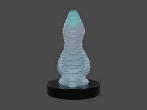 White Dragon Fantasy Sextoy Penis 3D-Modell