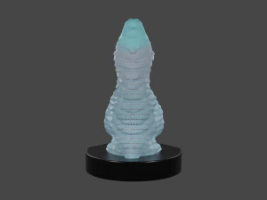 White Dragon Fantasy Sextoy Penis 3D Model