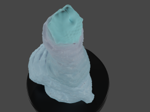 White Dragon Fantasy Sextoy Penis 3D-Modell