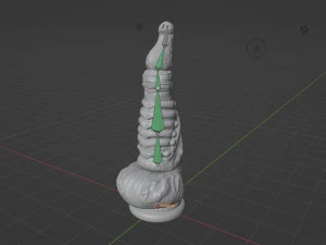Realistic Rigged Dragon Penis Sextoy Sirizian 3D Model