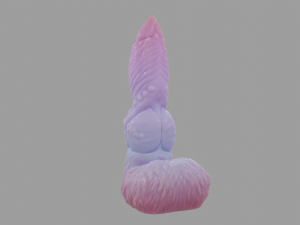 Cottoncandy Wolf Furry Fantasy Sextoy 3D Model