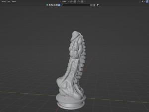 Alien Penis Sextoy 3D Модель