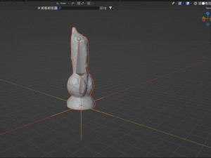 Dog Penis Furry Sextoy 3D Model