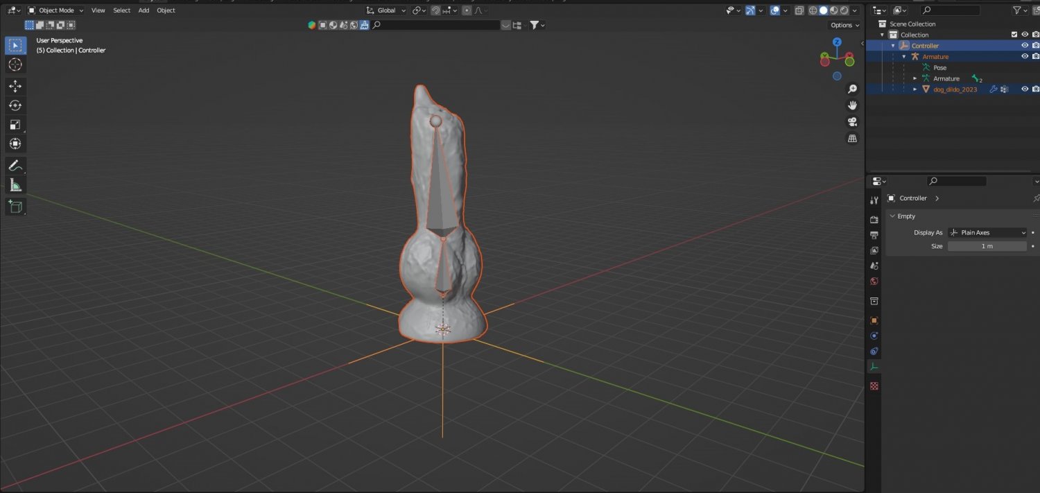 Dog Penis Furry Sextoy 3D Модель in Собака 3DExport