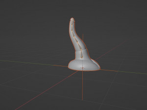Lowpoly Tentacle Penis Sextoy Rigged Modelo 3D