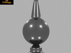 Lowpoly Spherical Sextoy Plug 3D Model