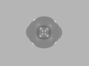 Lowpoly Spherical Sextoy Plug Modelo 3D