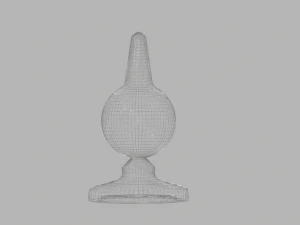 Lowpoly Spherical Sextoy Plug 3D Model