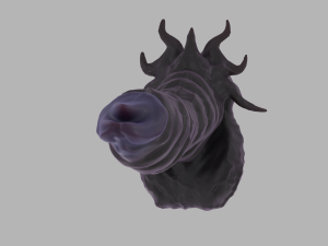 Horned Demon Penis Sextoy 3D Model