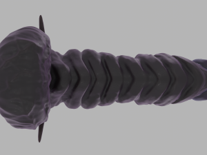 Horned Demon Penis Sextoy 3D Model