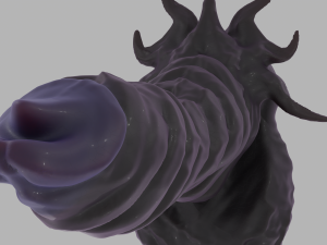Horned Demon Penis Sextoy 3D Model