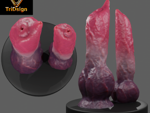 Double Dog Sextoy 3D Model
