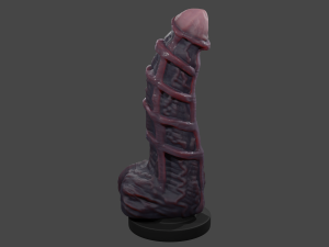 Undead Abomination Penis Sextoy 3D Model