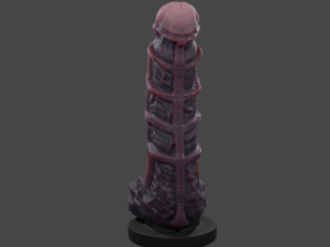 Undead Abomination Penis Sextoy 3D Model