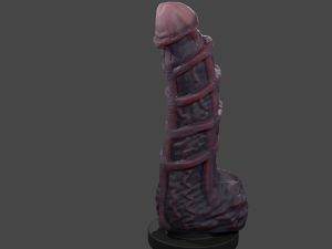 Undead Abomination Penis Sextoy 3D Model