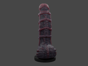 Undead Abomination Penis Sextoy 3D Model