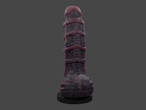 Undead Abomination Penis Sextoy 3D Model