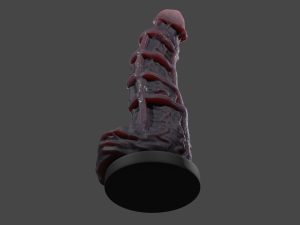 Undead Abomination Penis Sextoy 3D Model
