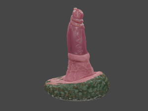 Azharom Dragon Penis Sextoy Rigged Model 3D