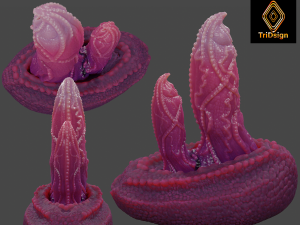 Double Dragon Penis Sextoy Rigged 3Dモデル