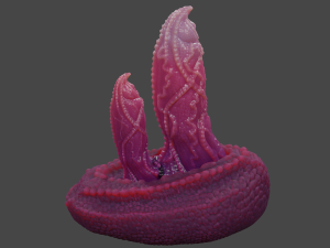 Double Dragon Penis Sextoy Rigged Modello 3D