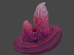 Double Dragon Penis Sextoy Rigged Modello 3D