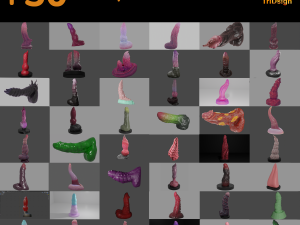 58 Fantasy Sextoy Collection Pack 3D Model