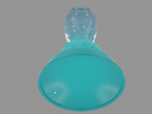 Blue Dog Furry Fantasy Penis Rigged Model 3D