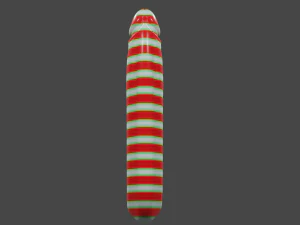 Xmas Candy Penis Sextoy 3D Model