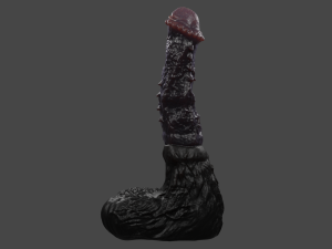 Night Horse Furry Sextoy Rigged 3D Model
