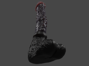 Night Horse Furry Sextoy Rigged 3D Model